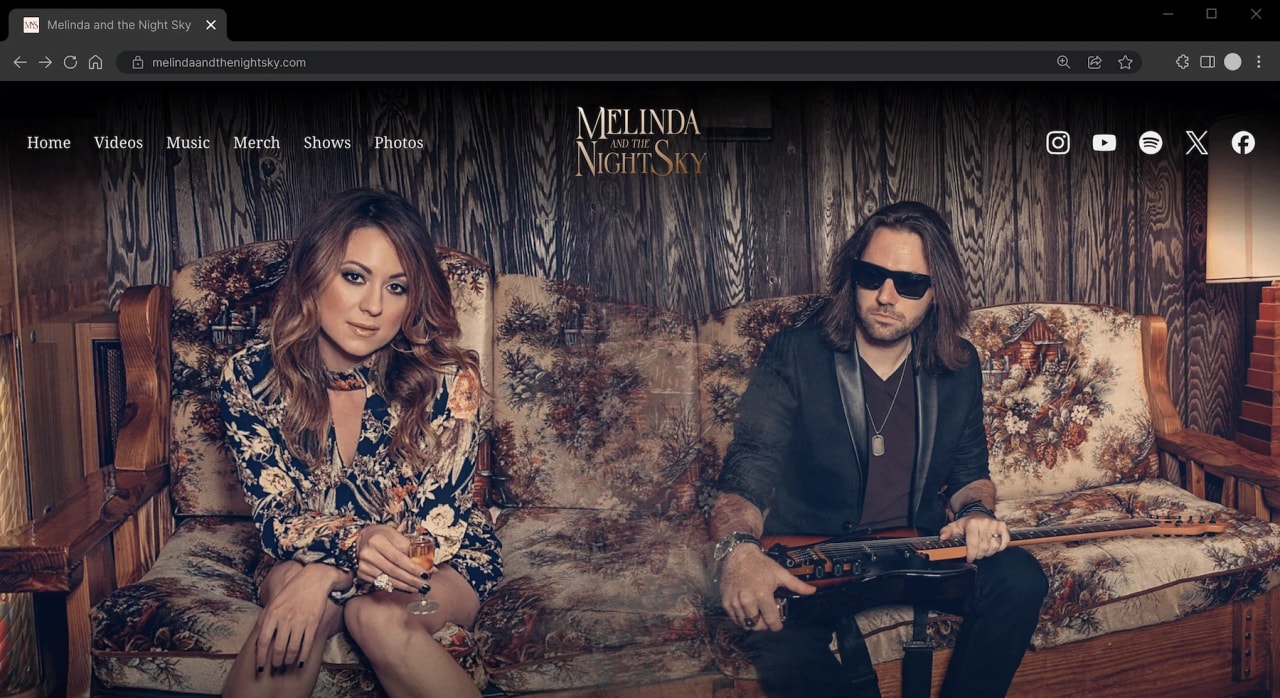 Melinda and the Night Sky — built with Monophonic